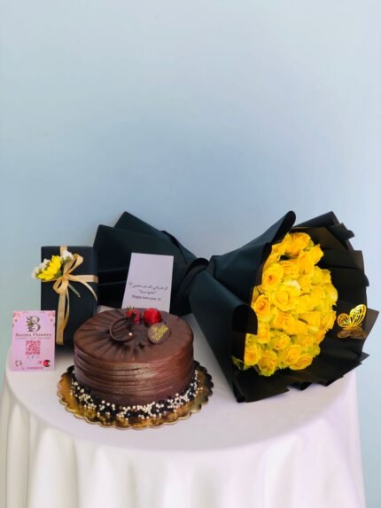 باقة الورد الاصفر