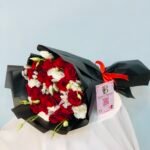 Red & White Flower Bouquet