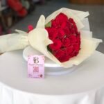 باقه الجوري الاحمر 25 وردة