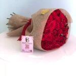 45 باقه الجوري الفخمه بغلاف خيش