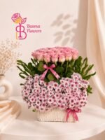 سلة بينك بلوم 🌸